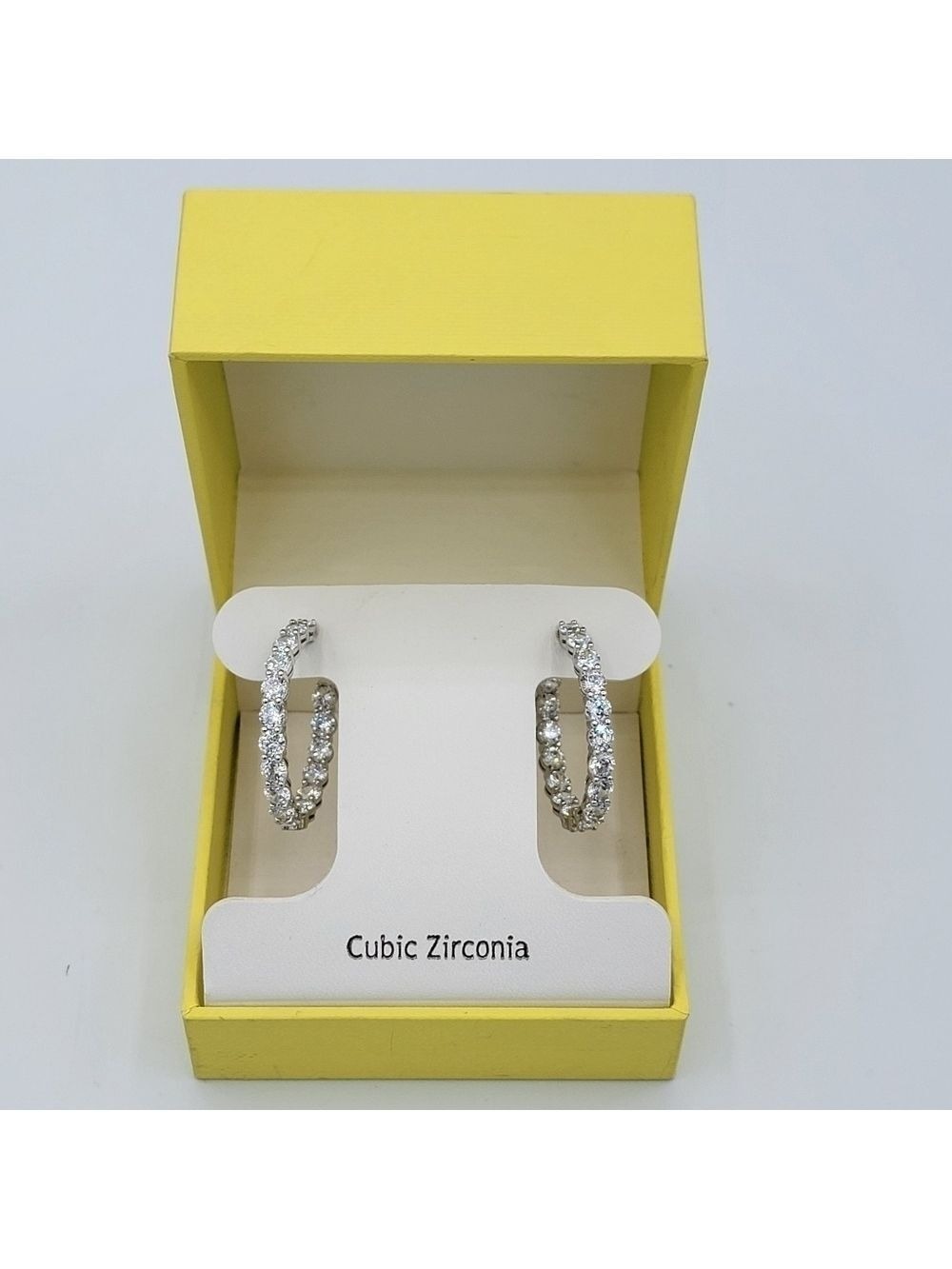 Crystal Hoop Earrings #2171 & 2172 NEW
